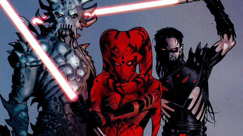 Image: Star Wars: Legacy #1 cover art by Adam Hughes. Dark Horse